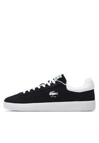 Lacoste Sneakersy 746SMA0065 Czarny. Kolor: czarny. Materiał: zamsz, skóra