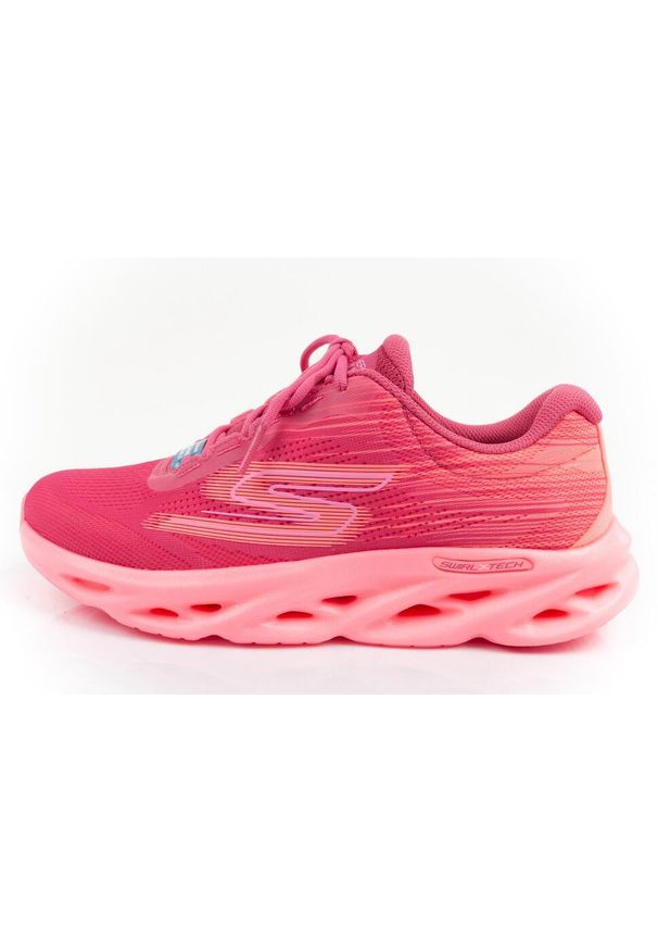 skechers - Buty sportowe damskie Skechers Go Run Swirl Tech Speed. Okazja: na co dzień. Kolor: różowy. Sport: bieganie