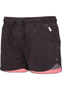 YOURGLOVES - Damskie szorty Loap Edgara - Lekki i oddychający materiał. Kolor: różowy, wielokolorowy, czarny. Materiał: poliester, bawełna, wiskoza. Długość: krótkie. Sezon: lato #1