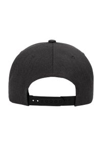 FLEXFIT - Klasyczna Bawełniana Czapka Snapback W Stylu Retro. Kolor: szary. Materiał: bawełna. Styl: klasyczny, retro