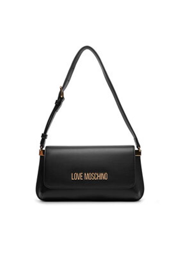 Love Moschino - LOVE MOSCHINO Torebka JC4058PP0NLO0000 Czarny. Kolor: czarny. Materiał: skórzane