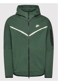 Nike Bluza Sportswear Tech CU4489 Zielony Standard Fit. Kolor: zielony. Materiał: bawełna