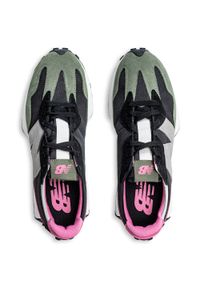 Sneakersy męskie multikolor New Balance MS327WR1. Zapięcie: pasek. Kolor: wielokolorowy. Materiał: materiał, zamsz, skóra, guma. Szerokość cholewki: normalna. Wzór: paski, aplikacja, kolorowy. Sport: bieganie #3