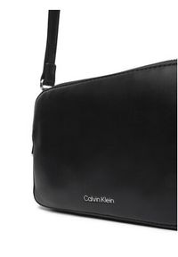 Calvin Klein Torebka Webbing Double Strap Camera Bag LV04F3165G Czarny. Kolor: czarny. Materiał: skórzane #5