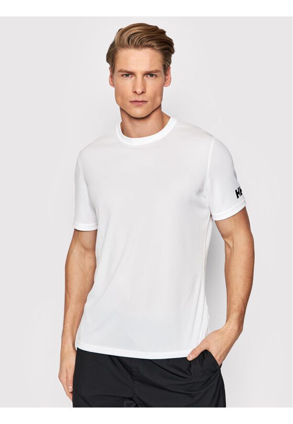 Helly Hansen Koszulka techniczna Active Tech 48363 Biały Regular Fit. Kolor: biały. Materiał: syntetyk