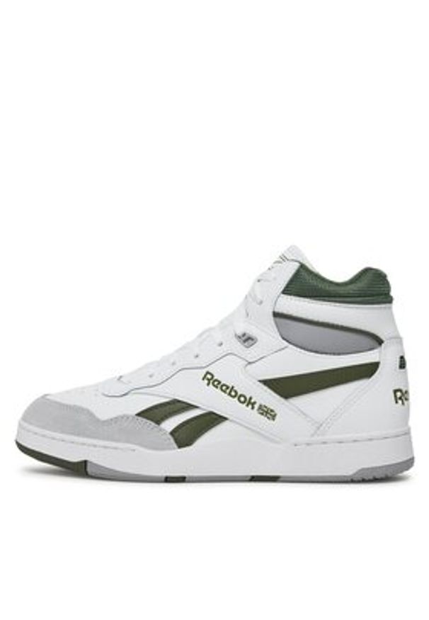 Reebok Sneakersy BB 4000 II Mid ID1521 Biały. Kolor: biały. Materiał: skóra