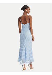 BARDOT - Bardot Sukienka letnia Adoni 57998DB1 Błękitny Slim Fit. Kolor: niebieski. Materiał: syntetyk, bawełna. Sezon: lato #6