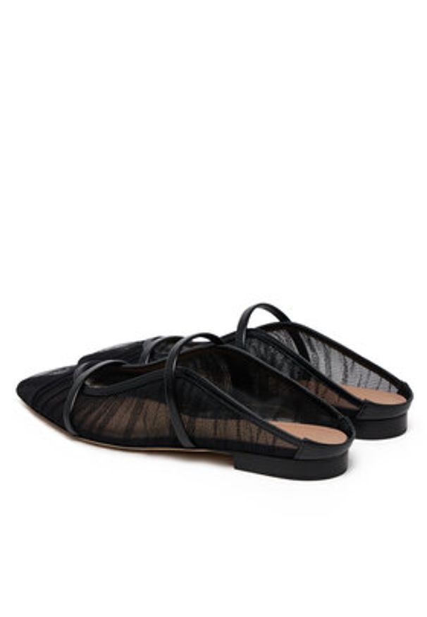 MALONE SOULIERS Klapki Maureen Flat 336 Czarny. Kolor: czarny. Materiał: materiał