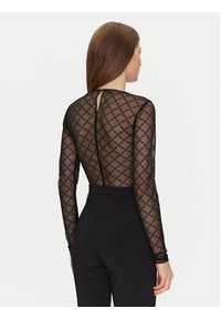 Elisabetta Franchi Body BO-021-51E2-V260 Czarny Slim Fit. Kolor: czarny. Materiał: syntetyk #3