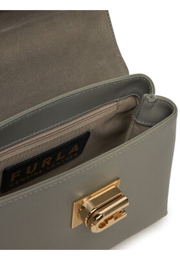 Furla Torebka 1927 WB00109 ARE000 AG700 Zielony. Kolor: zielony. Materiał: skórzane