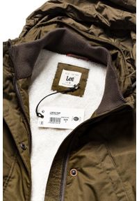 Lee - DAMSKA KURTKA ZIMOWA LEE FIELD JACKET L56WVTMP DARK OLIVE. Materiał: futro. Sezon: zima #8