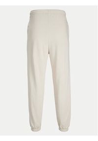 Jack & Jones Spodnie dresowe Morgan 12257964 Beżowy Regular Fit. Kolor: beżowy. Materiał: bawełna, syntetyk #7