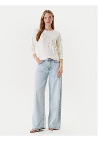 Guess Sweter W5YR22 Z2NQ2 Écru Regular Fit. Materiał: wiskoza #4