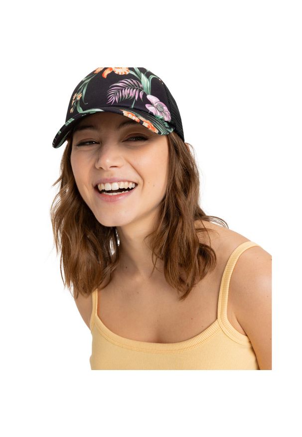 Roxy - Czapka Trucker dla Kobiety BEAUTIFUL MORNING Czarny. Kolor: czarny. Materiał: poliester, materiał