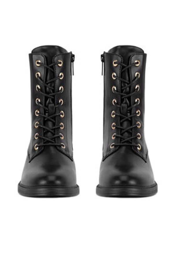 Jenny Fairy Trzewiki WS5122-20 Czarny. Kolor: czarny. Materiał: materiał