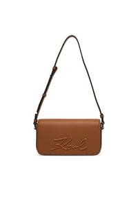 Karl Lagerfeld - KARL LAGERFELD Torebka B2W30222 Brązowy. Kolor: brązowy. Materiał: skórzane #3