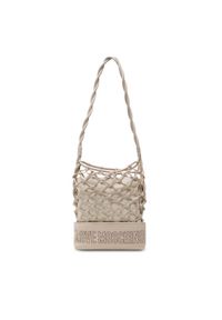 Love Moschino - LOVE MOSCHINO Torebka JC4241PP0GKH110B Beżowy. Kolor: beżowy. Materiał: skórzane