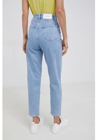 Calvin Klein Jeansy Mom Jean damskie high waist. Stan: podwyższony. Kolor: niebieski #3