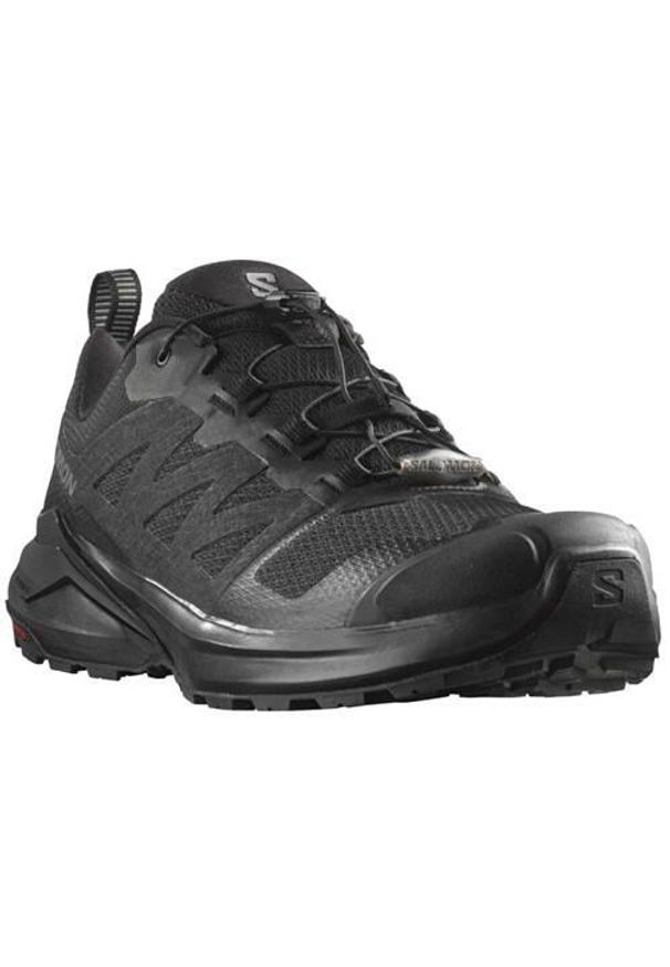 salomon - Buty do biegania męskie Salomon X-adventure Gtx Gore-tex. Kolor: czarny. Materiał: syntetyk, materiał. Szerokość cholewki: normalna. Technologia: Gore-Tex. Sport: bieganie