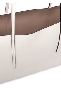 Calvin Klein Torebka Foil Logo Tote W/Pouch LV04F3274G Biały. Kolor: biały. Materiał: skórzane #7
