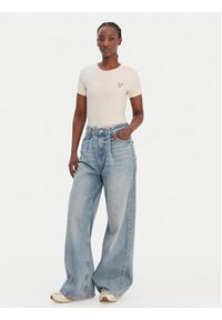 Guess T-Shirt W2YI44 J1314 Pomarańczowy Regular Fit. Kolor: pomarańczowy. Materiał: bawełna #4