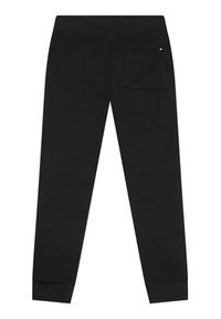 TOMMY HILFIGER - Tommy Hilfiger Spodnie dresowe Essential KS0KS00214 Czarny Regular Fit. Kolor: czarny. Materiał: bawełna #3