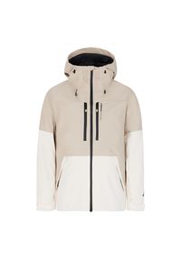 Kurtka narciarska Protest Bakie. Kolor: beżowy, wielokolorowy, biały. Sezon: zima. Sport: narciarstwo #1