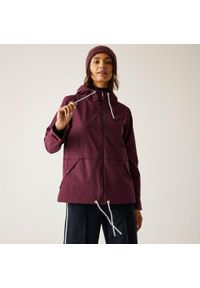 Regatta - Kurtka turystyczna przeciwdeszczowa damska Bayletta wodoodporna. Kolor: fioletowy. Sport: turystyka piesza #1