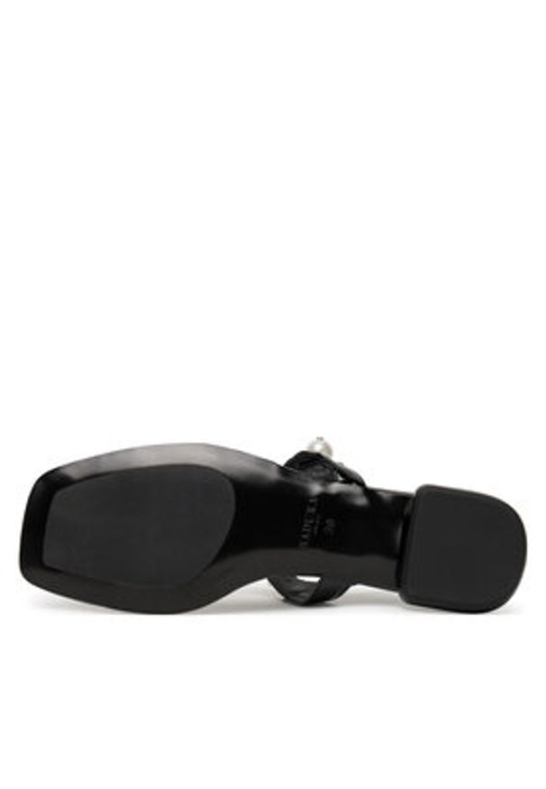 Badura Sandały DAHLIA-V1328-215-1 Czarny. Kolor: czarny. Materiał: lakier, skóra