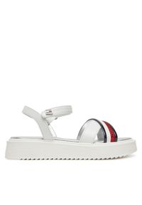 TOMMY HILFIGER - Sandały Tommy Hilfiger. Kolor: biały