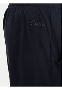 Adidas - adidas Szorty sportowe AEROREADY Essentials Single Jersey Linear Logo Shorts IC0064 Niebieski Regular Fit. Kolor: niebieski. Materiał: bawełna. Styl: sportowy