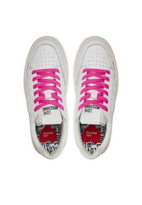 Love Moschino - LOVE MOSCHINO Sneakersy JA15274G1IJC410B Biały. Kolor: biały. Materiał: skóra #3