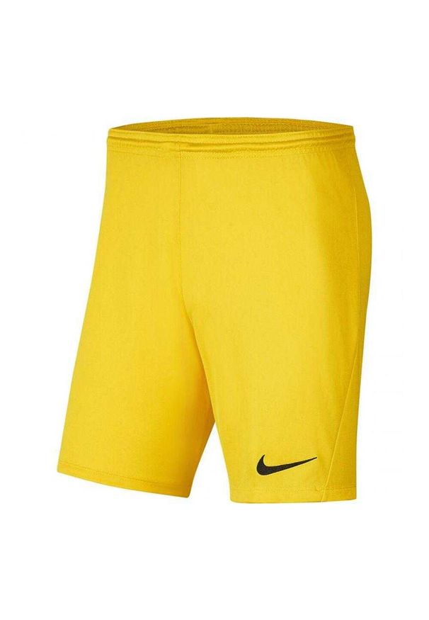 Nike - Męskie Spodenki Dry Park III. Kolor: żółty. Sport: turystyka piesza