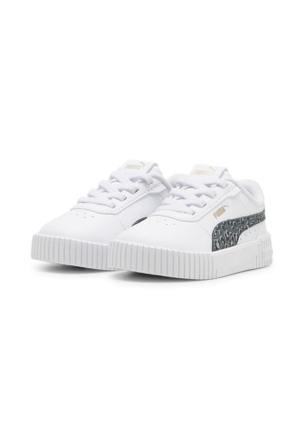 Puma - Sneakersy dla małych dzieci Carina 2.0 Animal Update PUMA. Kolor: żółty, biały, wielokolorowy, szary