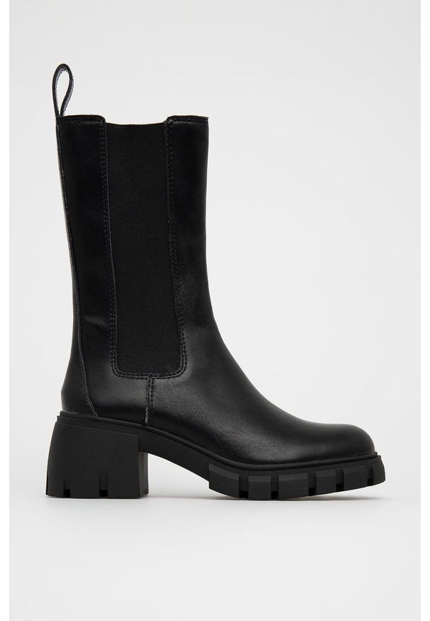 Steve Madden - Kozaki. Kolor: czarny. Obcas: na platformie