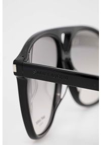 SAINT LAURENT - Saint Laurent okulary przeciwsłoneczne damskie kolor czarny. Kolor: czarny #2