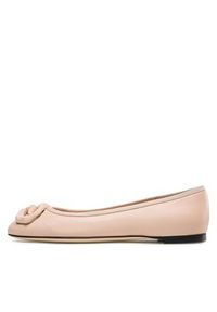 Giuseppe Zanotti - GIUSEPPE ZANOTTI Baleriny E260007 Różowy. Kolor: różowy. Materiał: skóra #5