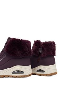 skechers - Skechers Botki Uno Rugged 167274/WINE Bordowy. Kolor: czerwony. Materiał: skóra #5
