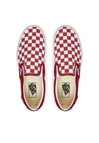 Vans Tenisówki Classic Slip On VN000DAH14A1 Czerwony. Zapięcie: bez zapięcia. Kolor: czerwony. Materiał: materiał #2