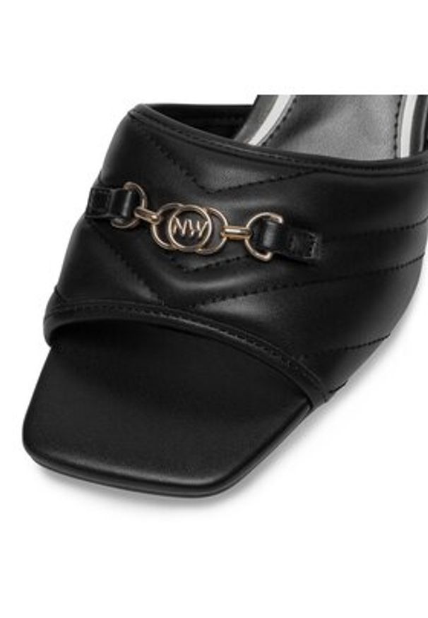 Nine West Klapki 123AL0687 Czarny. Kolor: czarny. Materiał: syntetyk