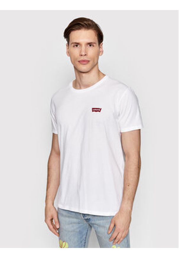 Levi's® Komplet t-shirtów 79681-0026 Biały Slim Fit. Kolor: biały. Materiał: bawełna