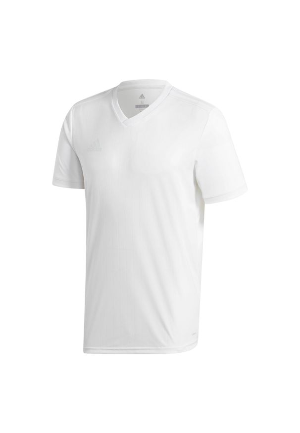 Adidas - Koszulka piłkarska dla dzieci adidas Tabela 18 Jersey junior. Kolor: biały. Materiał: jersey. Sport: piłka nożna