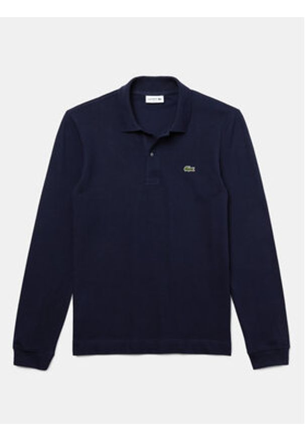 Lacoste Polo PH4013 Granatowy Regular Fit. Typ kołnierza: polo. Kolor: niebieski. Materiał: bawełna