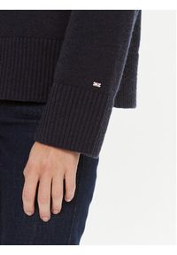 TOMMY HILFIGER - Tommy Hilfiger Golf WW0WW39903 Granatowy Relaxed Fit. Typ kołnierza: golf. Kolor: niebieski. Materiał: syntetyk #5