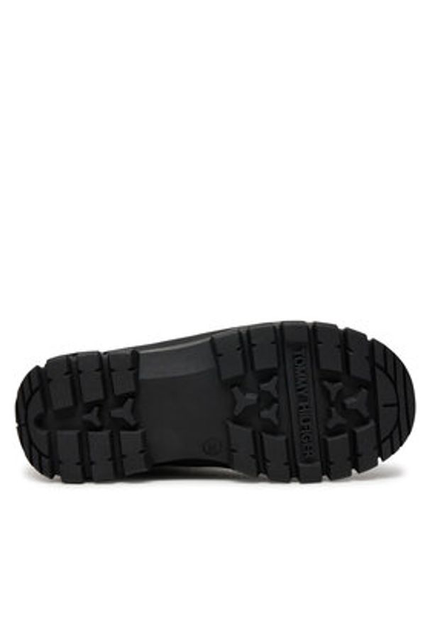 TOMMY HILFIGER - Tommy Hilfiger Śniegowce Fur Boot T3X5-33715-1695 M Czarny. Kolor: czarny. Materiał: materiał