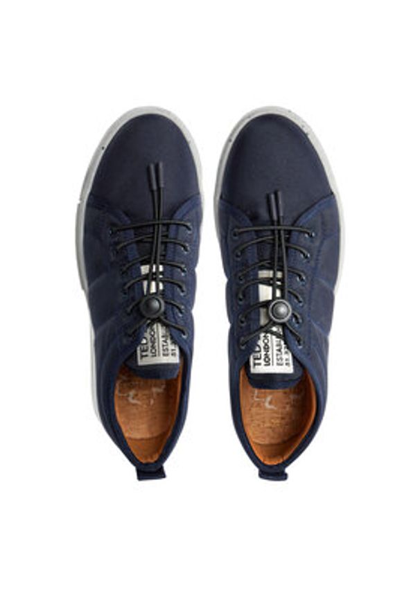 Ted Baker Sneakersy 259987 Granatowy. Kolor: niebieski. Materiał: materiał