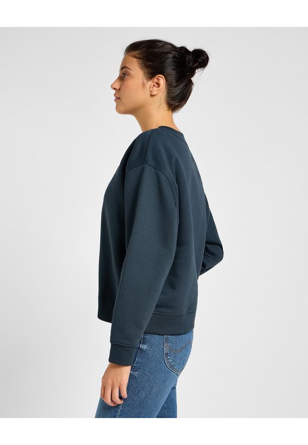 Lee - DAMSKA BLUZA LEE CREW SWS CHARCOAL 112341532