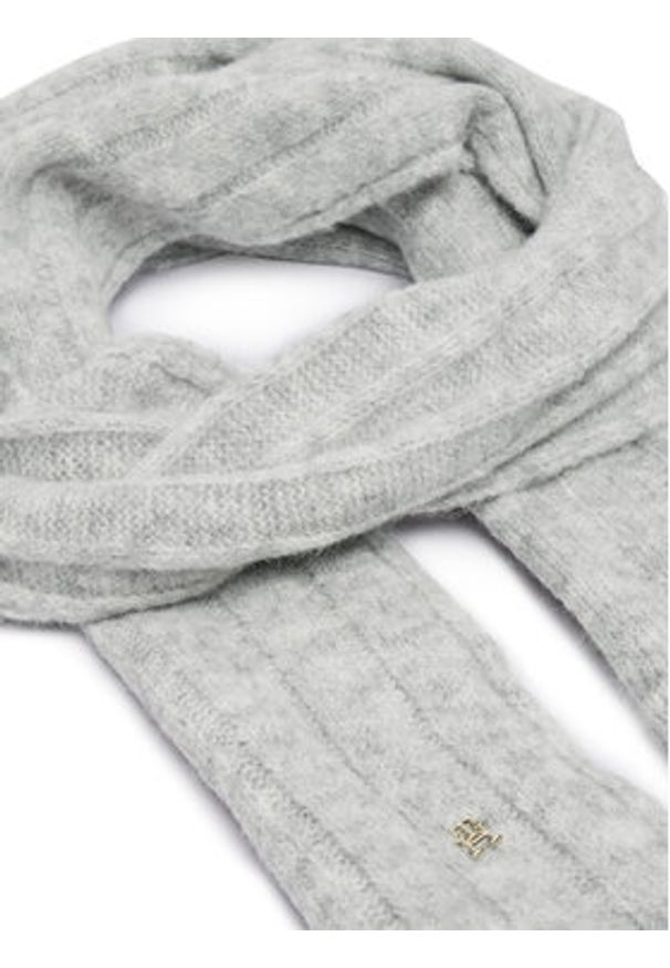 TOMMY HILFIGER - Tommy Hilfiger Szalik Timeless AW0AW16655 Szary. Kolor: szary. Materiał: akryl