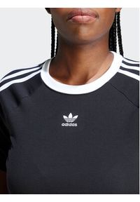 Adidas - adidas T-Shirt 3-Stripes Baby IU2532 Czarny Slim Fit. Kolor: czarny. Materiał: bawełna #6