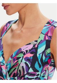 Morgan Bluzka 251-DCOLO Kolorowy Slim Fit. Materiał: syntetyk. Wzór: kolorowy #5